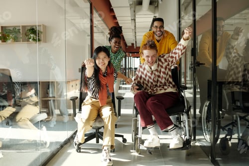 Preview: Celebrating Success with Diverse Young Adults Collaborating in Creative Coworking