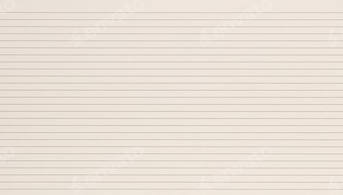 Preview: Lined Paper Sheet with Horizontal Lines on Isolated White Background for Notes