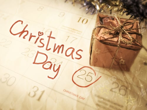 Preview: Christmas Day Highlighting On Calendar