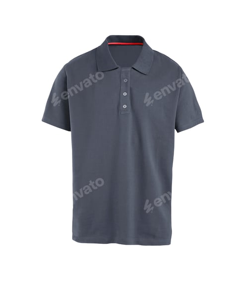 Preview: Gray T-shirt isolated on white
