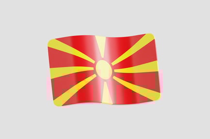 Preview: North Macedonia Flag