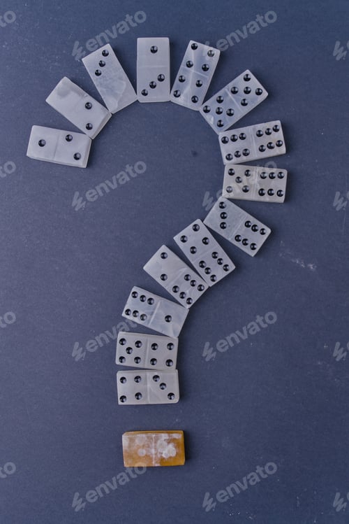 Preview: Domino pieces of marble material