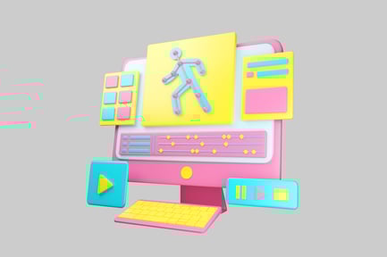 Preview: Cartoon character animation software interface