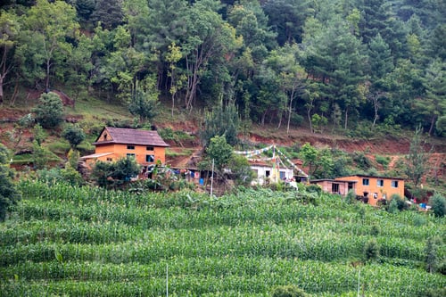 Preview: Nepalese Village house.
