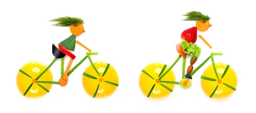 Preview: Teenagers cycling.