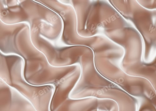 Preview: Soft, flowing beige abstract background with a satin-like texture, ideal for luxury branding