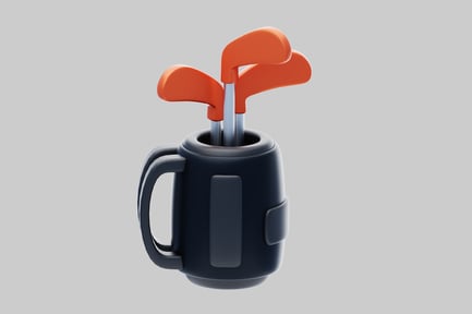Preview: Golf clubs and bag
