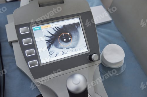 Preview: Close look. Device for scanning and diagnostic vision of the patients
