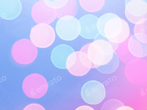 Visualização: Fundo de luzes de bokeh pastel