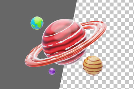 Preview: Planets 3D Icon