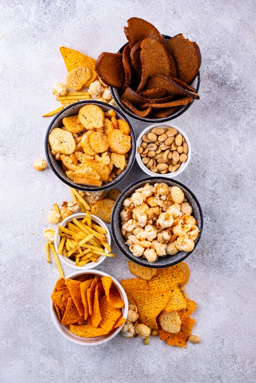 Preview: Beer and different snacks for Superbowl or football party