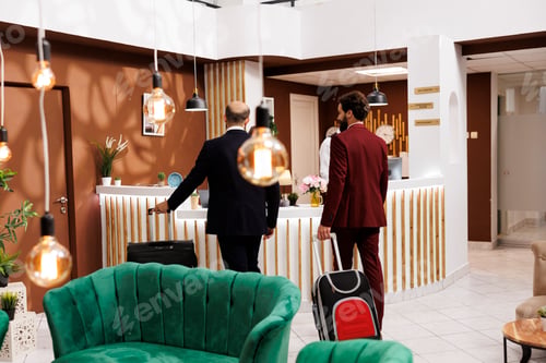 Preview: Business partners travel for work
