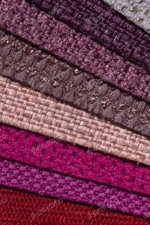 Preview: Close Up of Multicolored Woven Textile Samples
