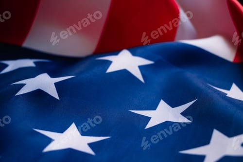 Preview: Stars and Stripes in an Abstract Composition