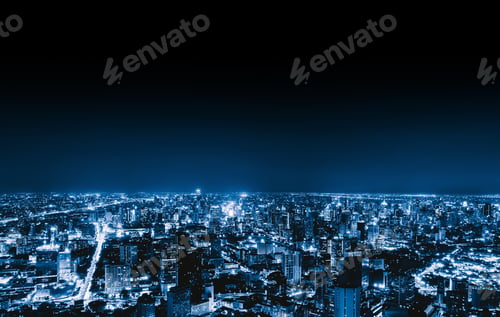 Preview: Bangkok Downtown. Thailand. Financial district and business in urban city in Asia.