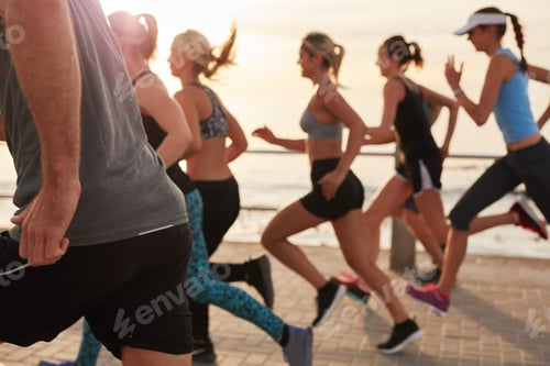 Preview: Young people training for marathon race