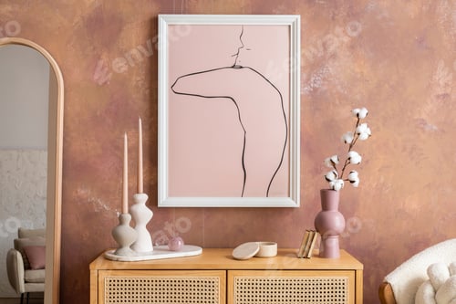 Preview: Creative composition vintage living room