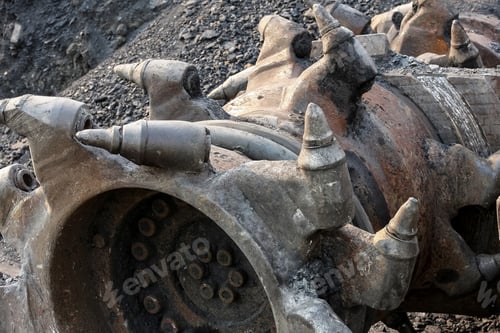 Preview: Coal mining site and equipment in South Africa