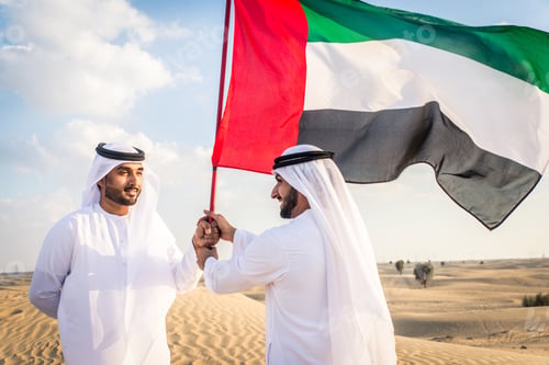 Preview: Arabic men in the desert