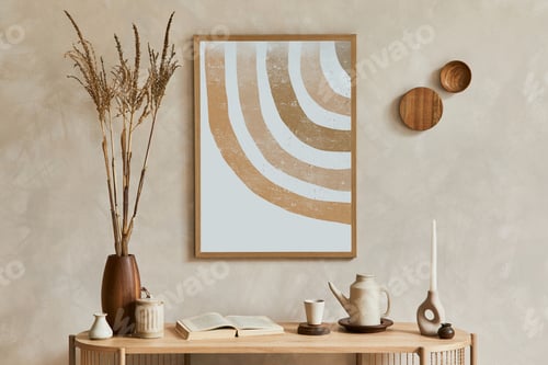 Preview: Elegant living room interior composition