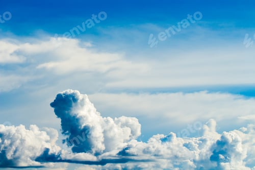 Preview: colorful dramatic sky with cloud at sunset.