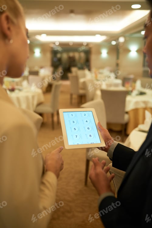 Preview: People Discussing Seating Plan