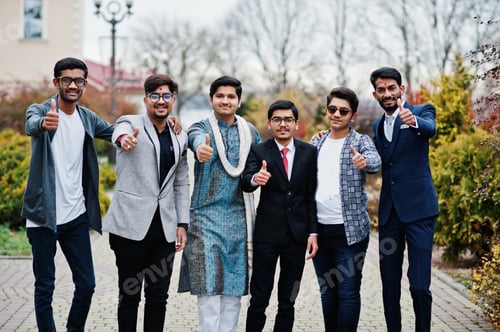 Preview: Group of south asian indian man