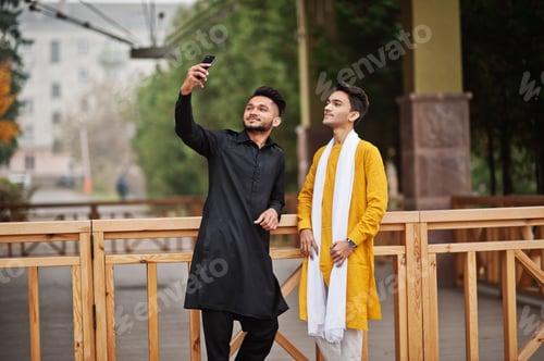 Preview: In indian traditional clothes