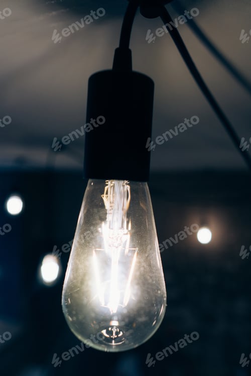 Preview: Burning an incandescent edison lamp
