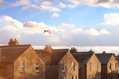 Preview: A row of terraced house rooftops
