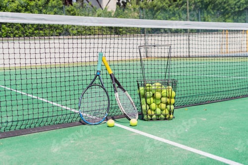 Preview: Tennis court, sport and recreation activity field in outdoor national stadium. Arena.