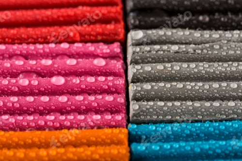 Preview: Plasticine. Texture Of Colored Decorative Wallpaper. Multicolored Abstract Background. Art.