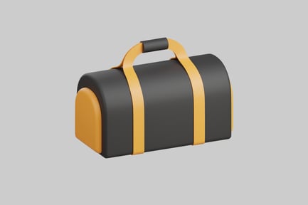 Preview: Cylindrical object with yellow handle and accent
