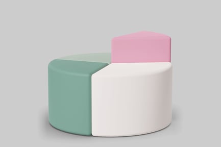 Preview: Abstract three-dimensional cylindrical structure with three distinct sections.