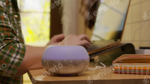 Preview: Essential oil diffuser on the table