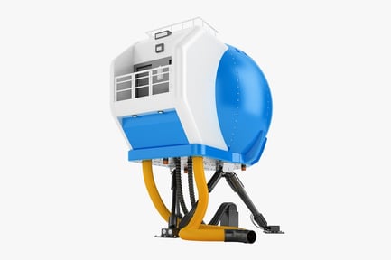 Advanced Flight Simulator Cockpit