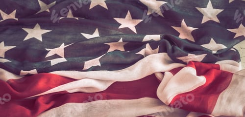 Preview: Stars and Stripes Fabric with Retro Feel