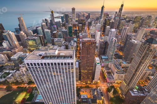 Preview: Chicago, Illinois, USA Skyline