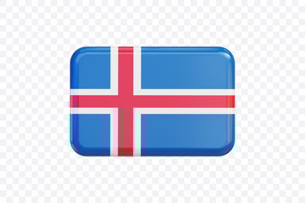 Preview: Iceland Flag Banner
