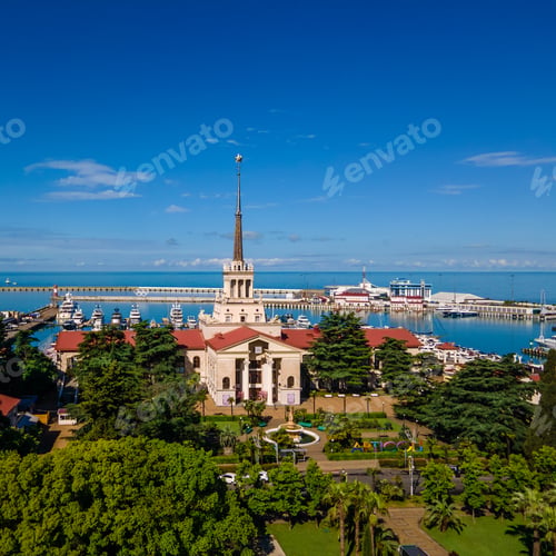 Vista previa: Sochi Marine Passenger Port In Sochi City