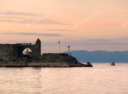 Preview: Agios Nikolaos fortress on the Mandraki harbour of Rhodes