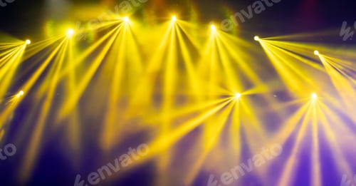 Preview: Magic colorful stage lights