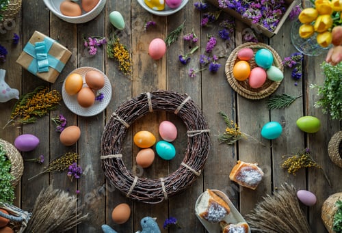 Preview: Easter holiday background
