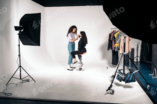 Preview: Make Up Artist Working in Studio