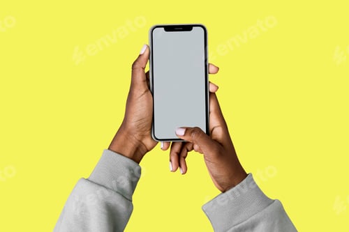 Preview: Hands holding a smartphone