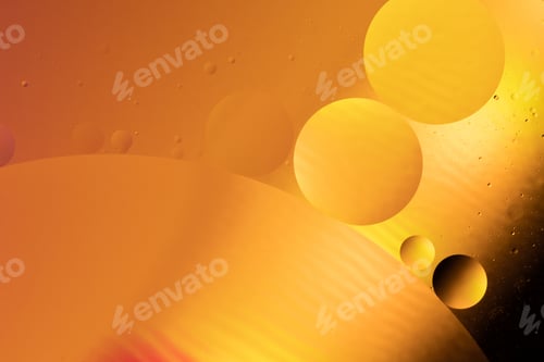 Preview: Beautiful abstraction of liquid colors gently blending together in slow mixing flow