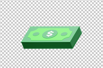Preview: People Working in a Team Earn Extra Money 3D Icon