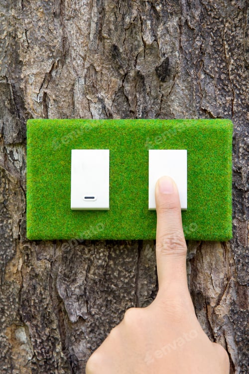 Preview: Turn off the light,earth hour concept