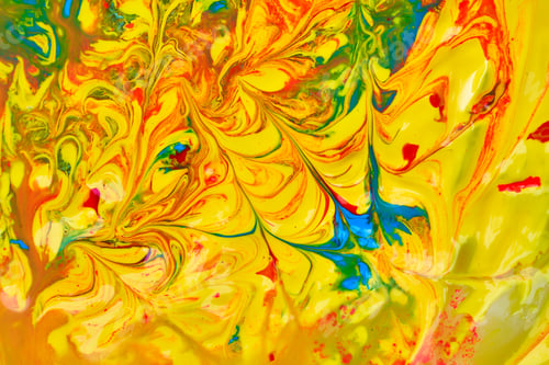 Preview: Art color paint background. Abstract bright texture. Modern multicolor paint banner.