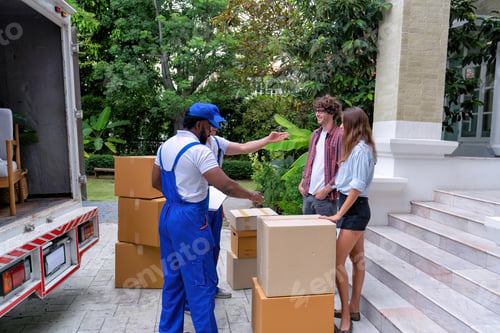 Preview: Professional goods move service use truck carry personal belongings